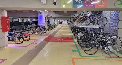 Free bicycle parking at Montparnasse station