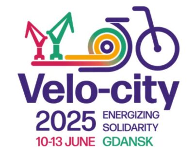 logo de Velo-city conference 2025 à Gdansk