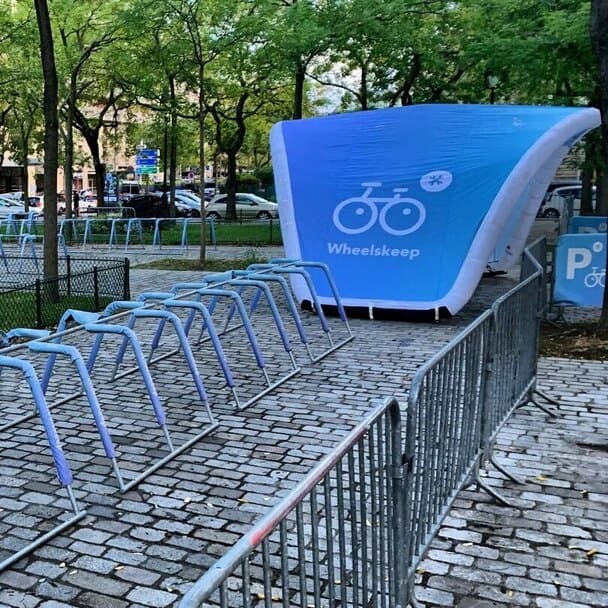 parking vélo temporaire JO Paris 2024 ALTAO Mobile