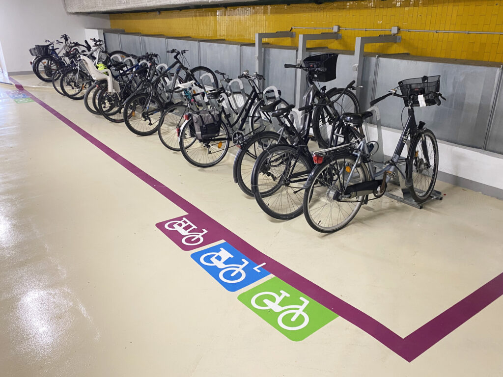 arceaux vélos ALTAO® Parco d'Altinnova du Parking Vélos de la gare de Saint-Germain-en-Laye