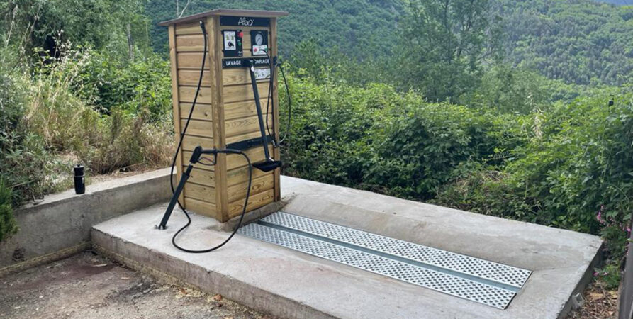 station de lavage VTT ALTAO® Modulo d'Altinnova en Nice Côte d'Azur