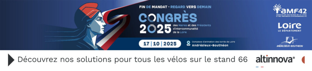 signature Altinnova au Congrès des maires de la Loire 2025