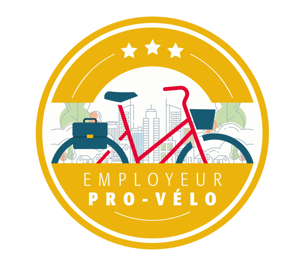 Etiqueta patronal "Pro-Vélo