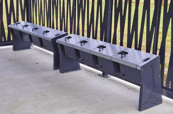 Station TROT-E-PARK de parking et recharge de trottinettes