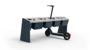 Station TROT-E-PARK de parking et recharge de trottinettes