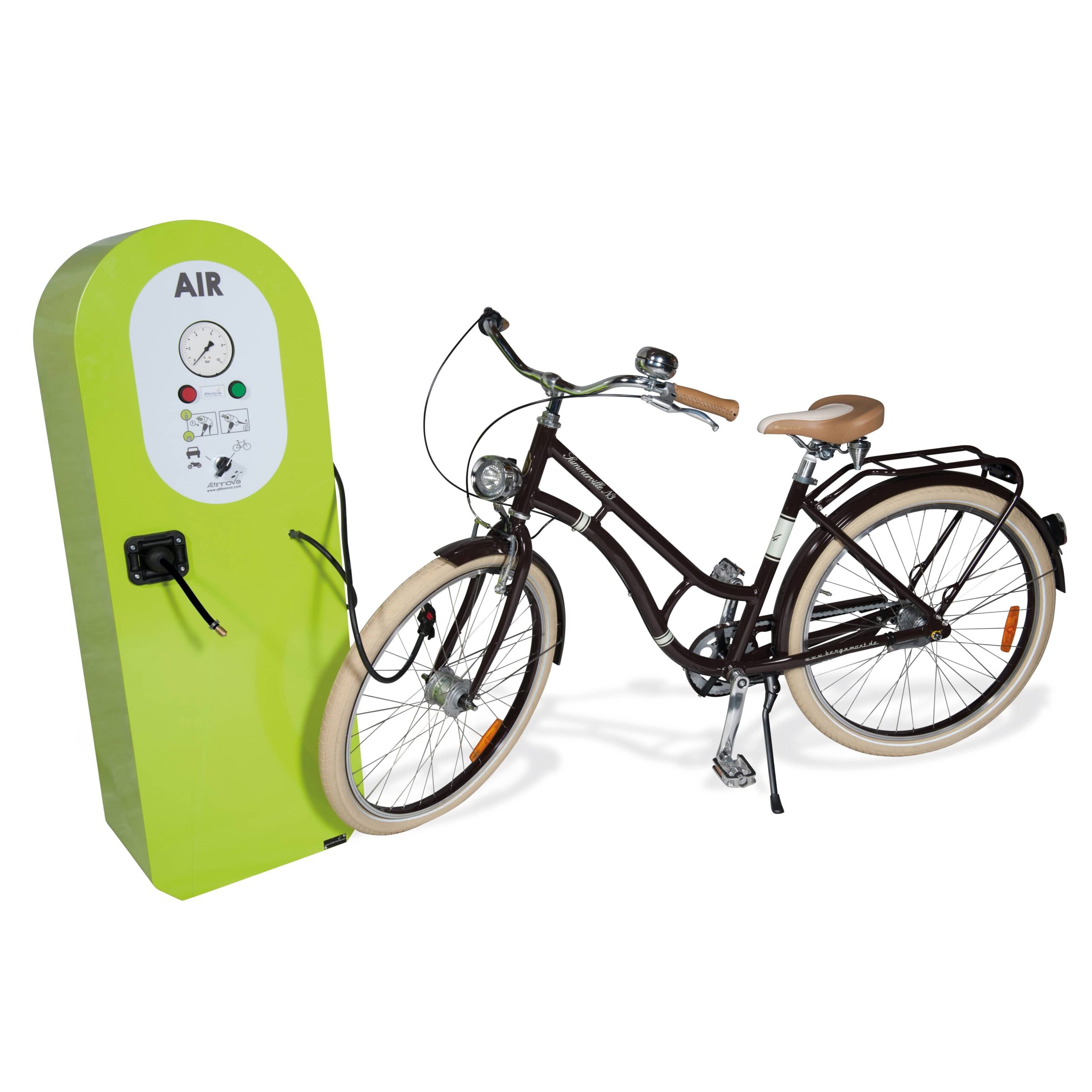 Station de gonflage vélo ALTAO® Primo auto-vélo
