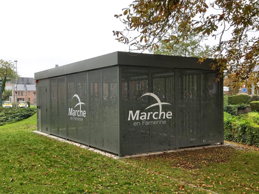 Consigne vélos sécurisée ALTAO Spacio fermé à Marche-en-Famenne, Belgique