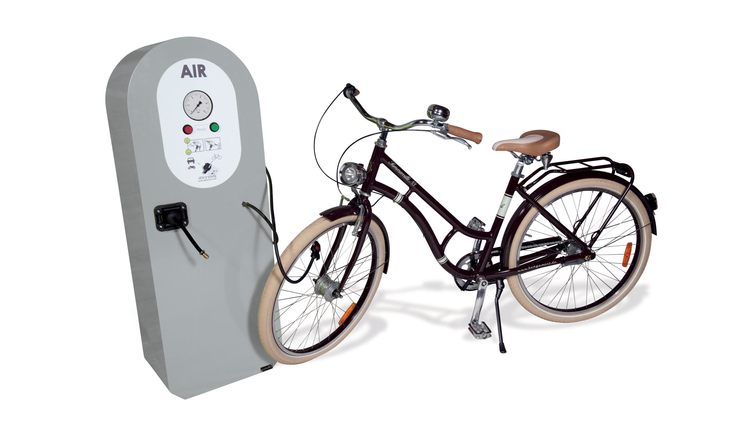 Station de gonflage vélo ALTAO® Primo auto-vélo