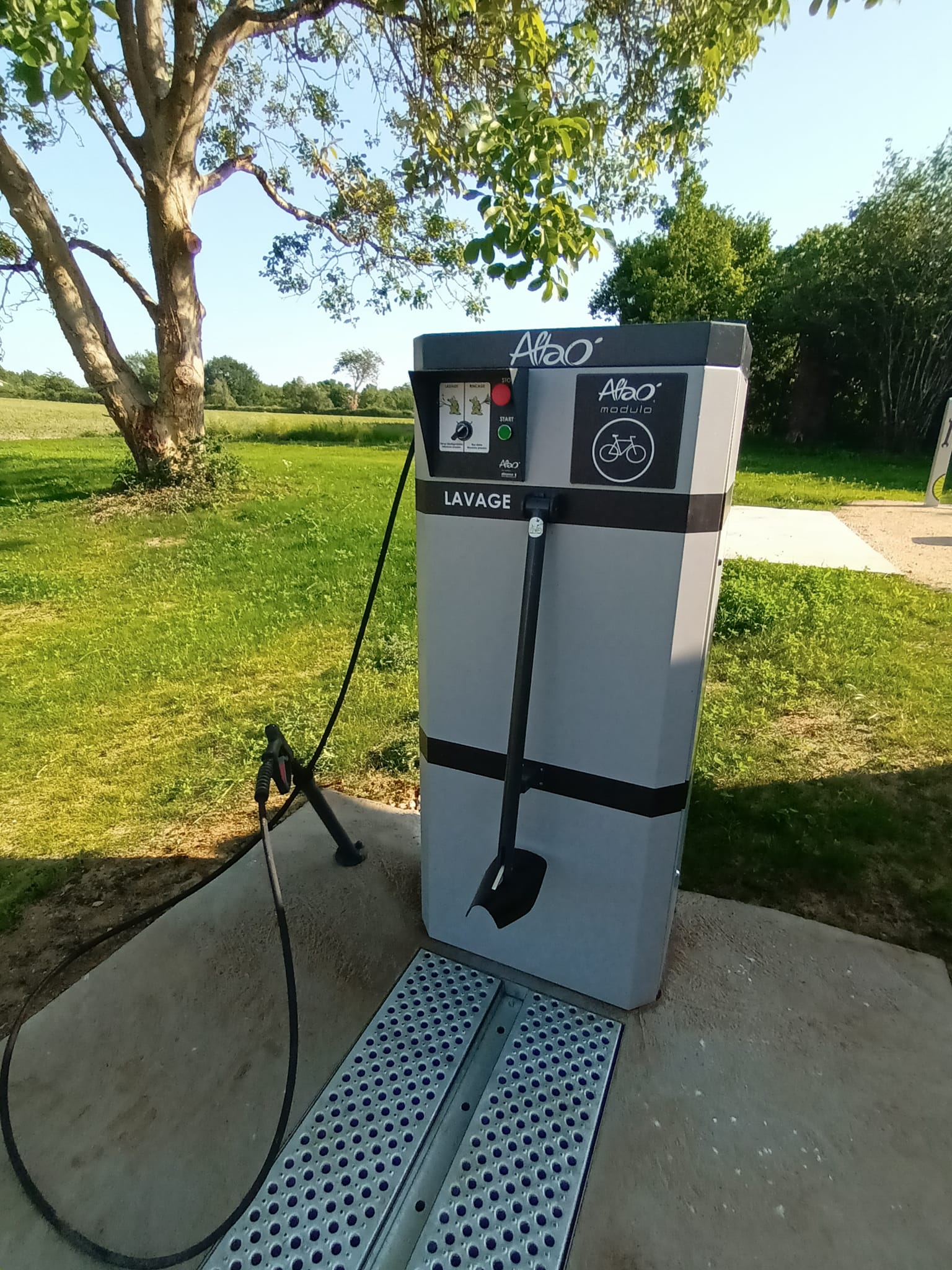 Station de lavage vélo ALTAO® Modulo - Halte Vélo Francette