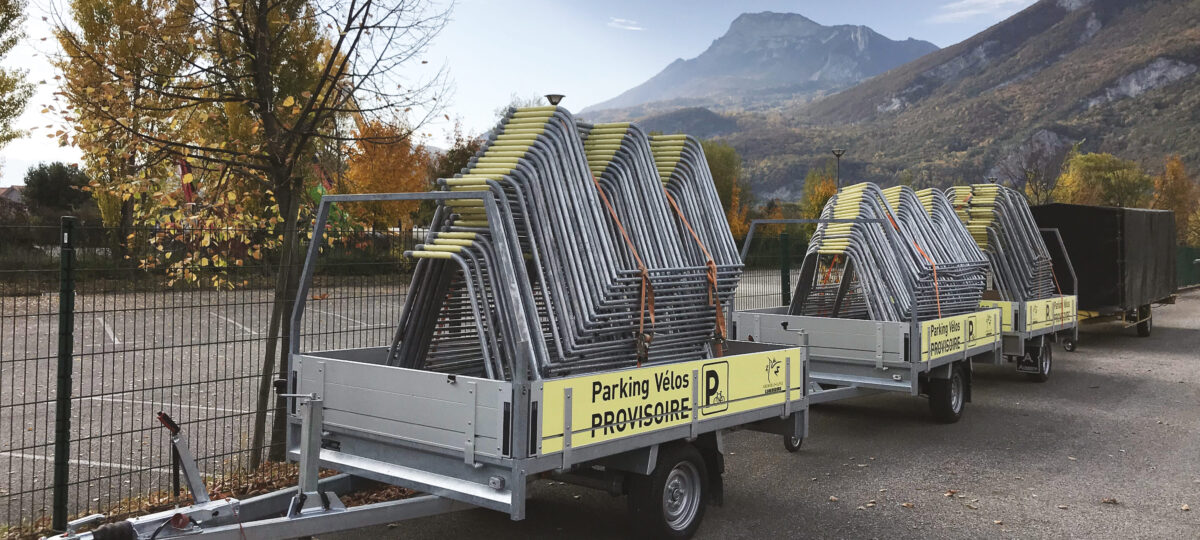Racks de stationnement vélo temporaire ALTAO® Mobile