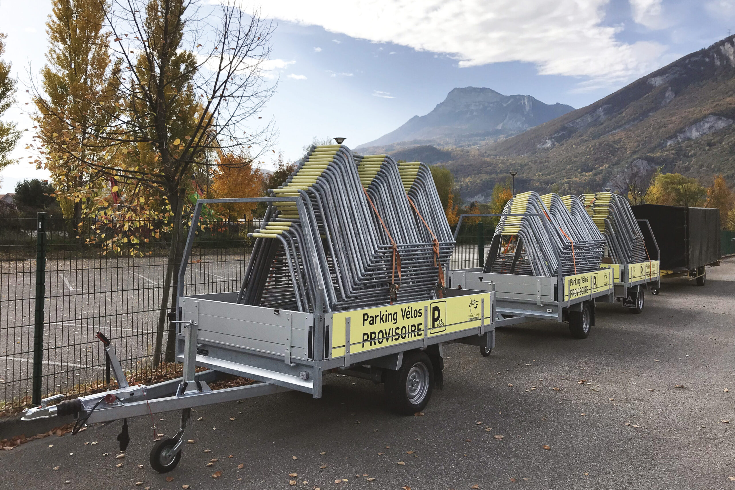 Racks de stationnement vélo temporaire ALTAO® Mobile