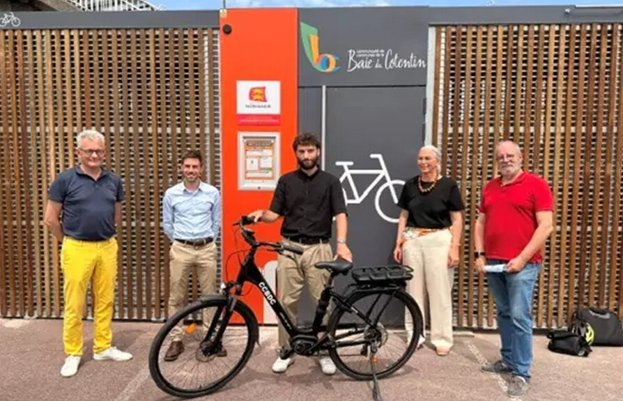 Abri Cigogne® installé en gare de Carentan les Marais
