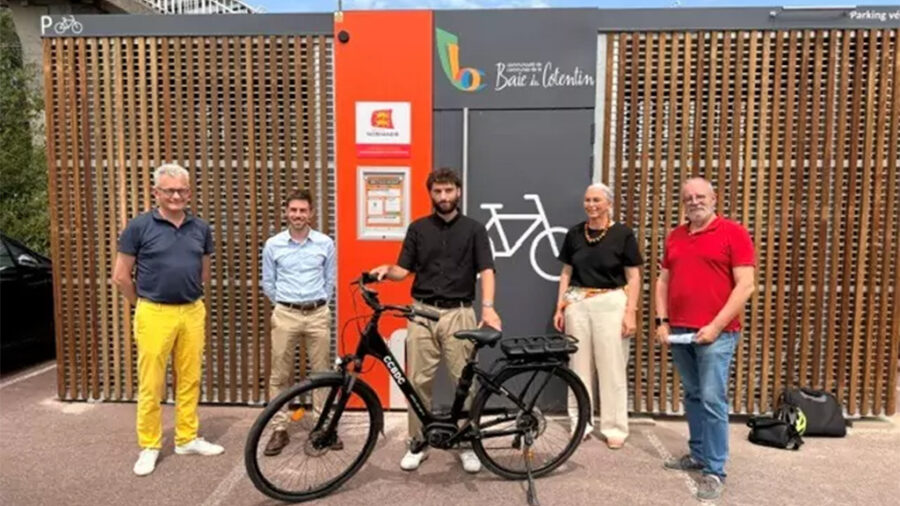 Abri Cigogne® installé en gare de Carentan les Marais