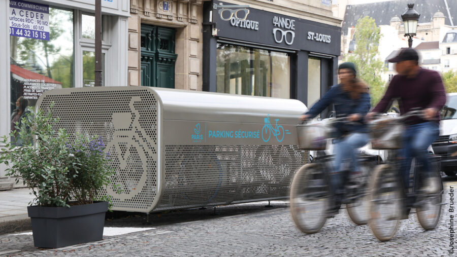 box vélo sécurisé ALTAO Pod de la ville de Paris