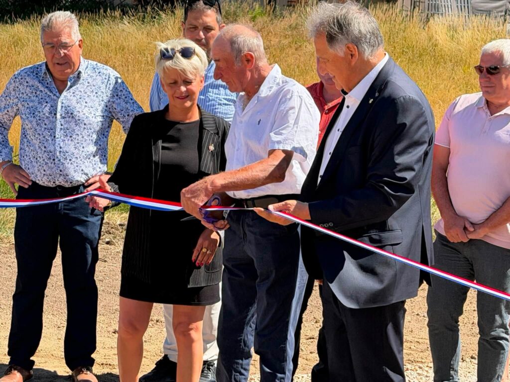 Inauguration du Pôle Nature Josette Folléat à Usson-en-Forez.