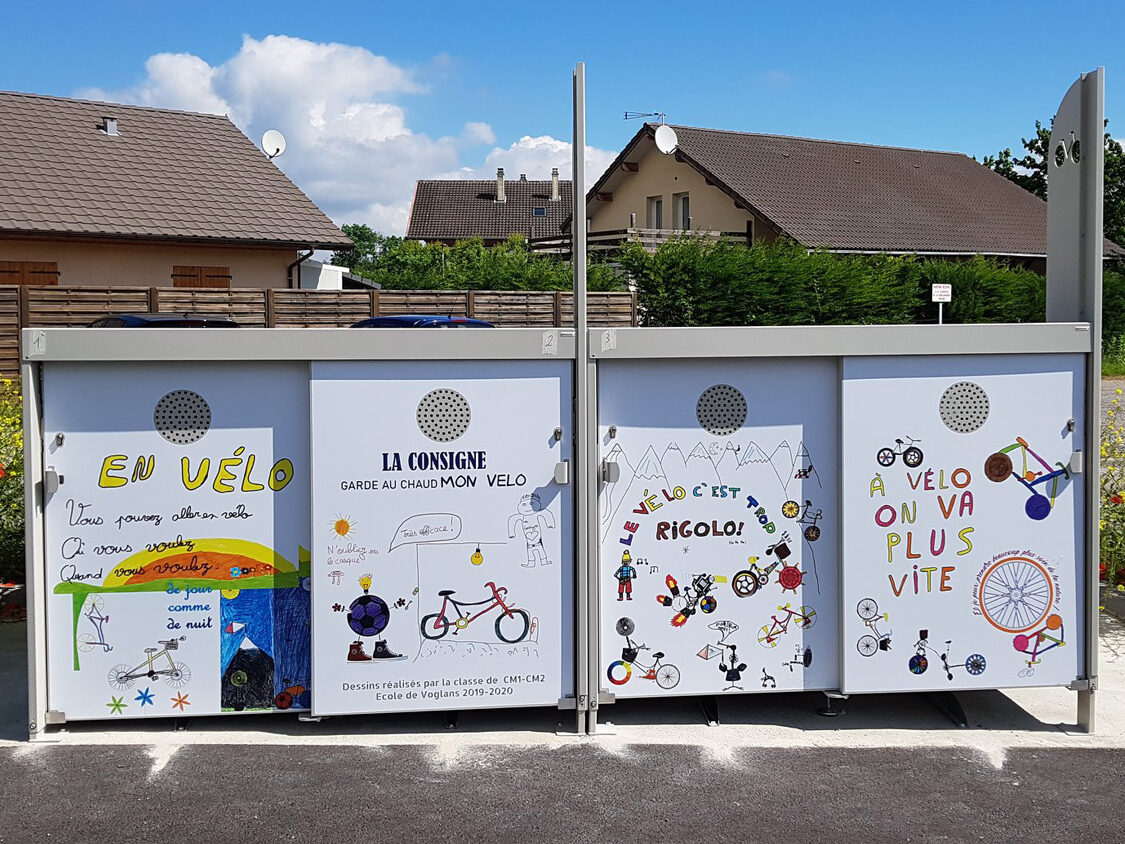 Aparcamiento seguro para bicicletas en Aix-les-Bains