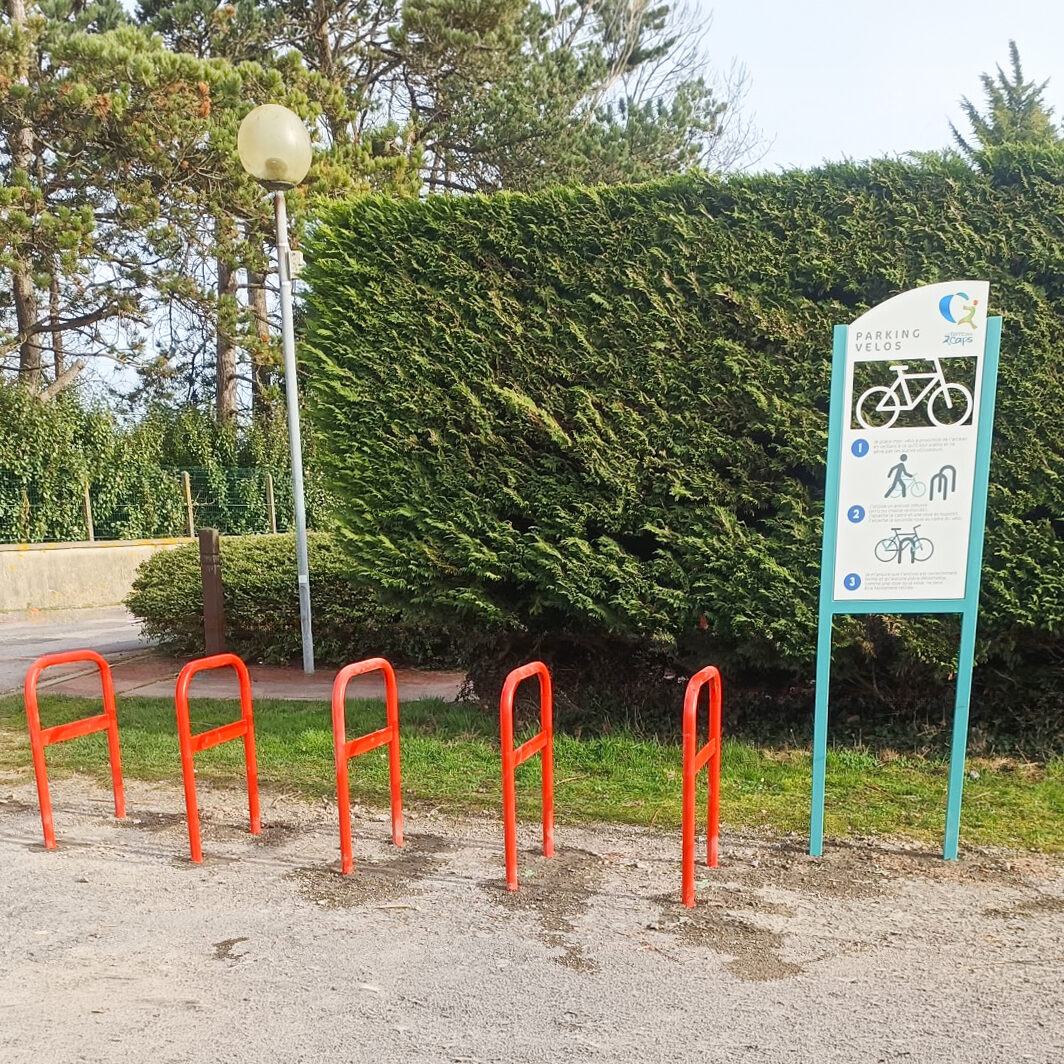 Arceaux A et panneau signalétique sur-mesure - Leulinghen Bernes - Terre des 2 caps