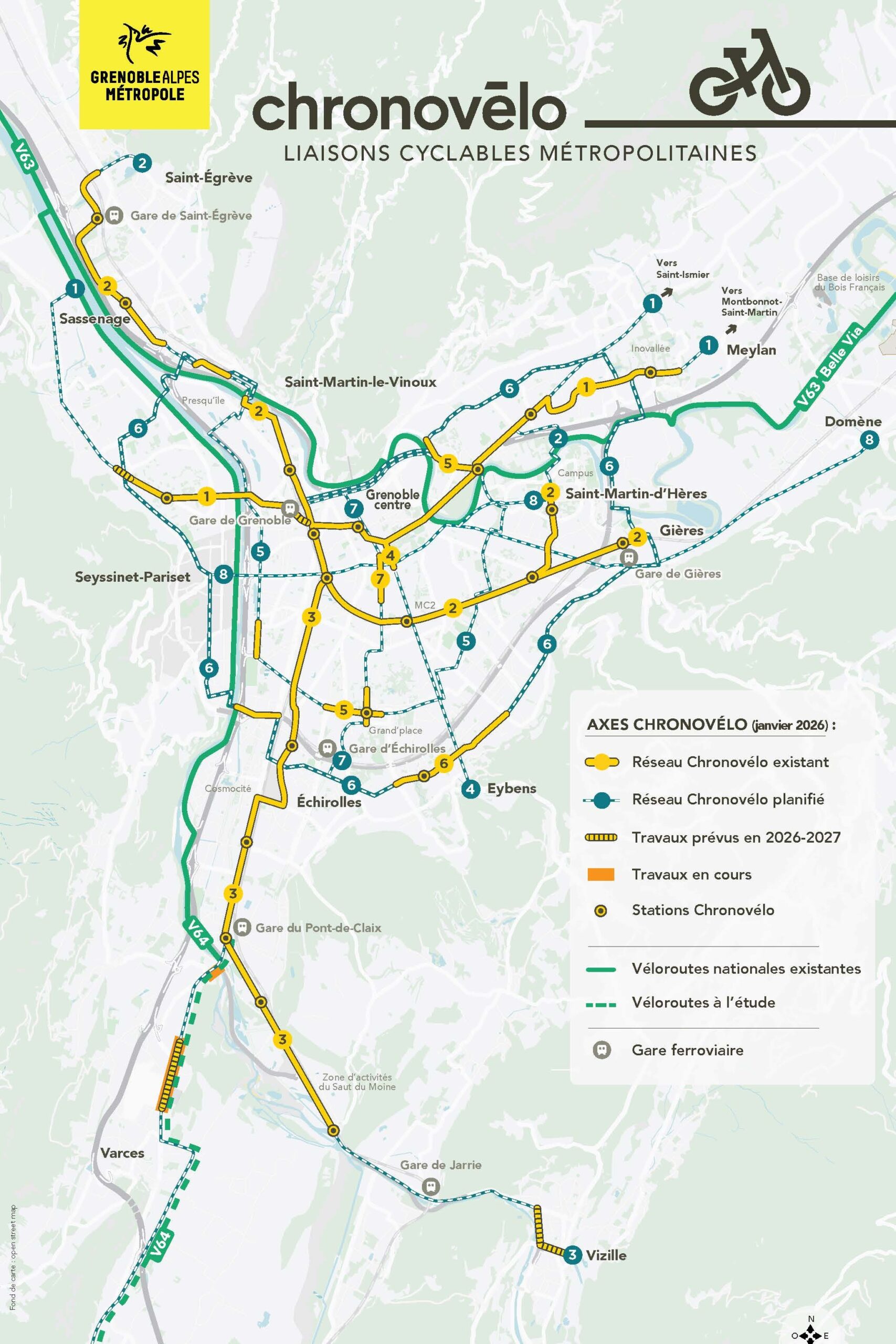 Carte Chronovelo janvier 2026