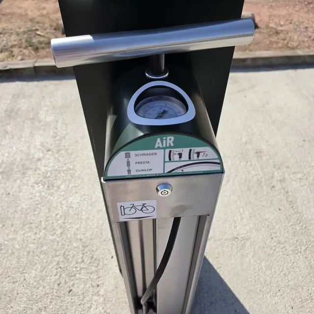 Détail du système de gonflage pour pneus de vélos ALTAO® Fix’Air